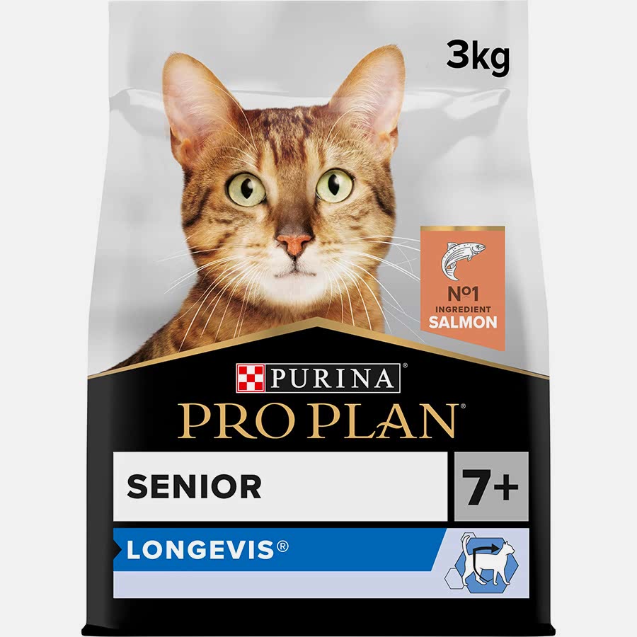 Pro Plan Longevis Senior Dry Cat Food Salmon