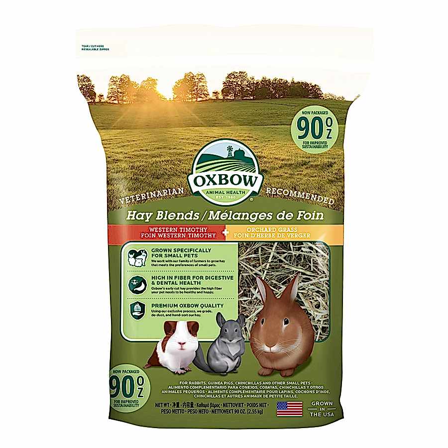 Oxbow Hay Blends Western Timothy & Orchard Grass Small Animal Food