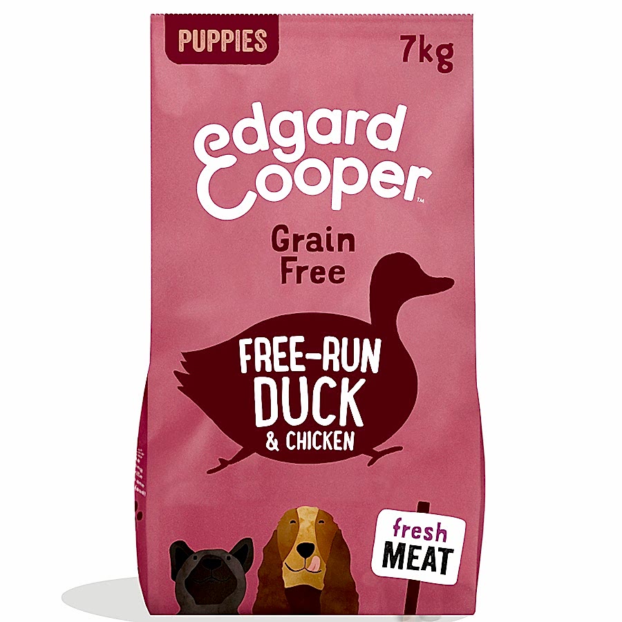 Edgard & Cooper Grain Free Dry Puppy Food Duck & Chicken