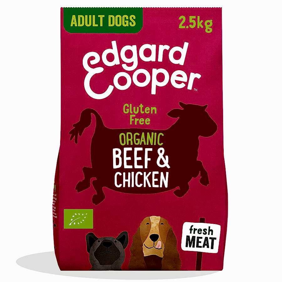 Edgard & Cooper Organic Complete Dry Adult Dog Food Beef & Chicken