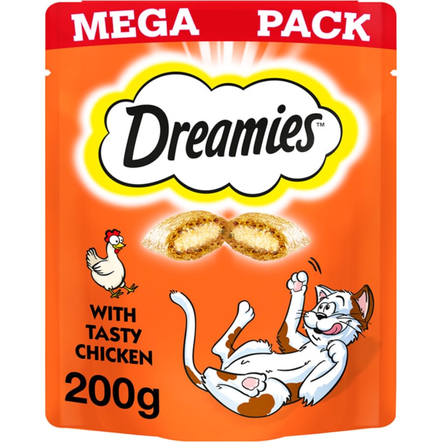 Dreamies Cat Treat Biscuits with Chicken