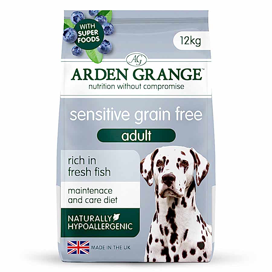 Arden Grange Sensitive Grain Free Adult Dry Dog Food Fish & Potato