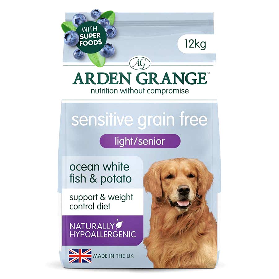 Arden Grange Sensitive Light/Senior Dry Dog Food Fish & Potato