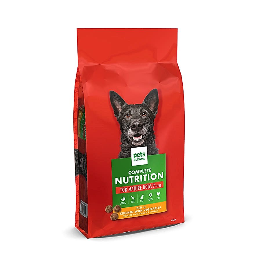 Pets at Home Complete Nutrition Mature Dry Dog Food Chicken