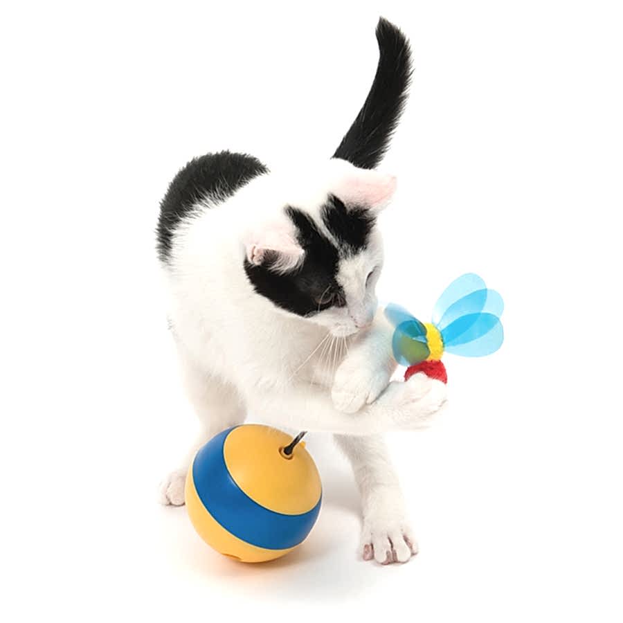 Catit Play Spinning Bee Cat Toy