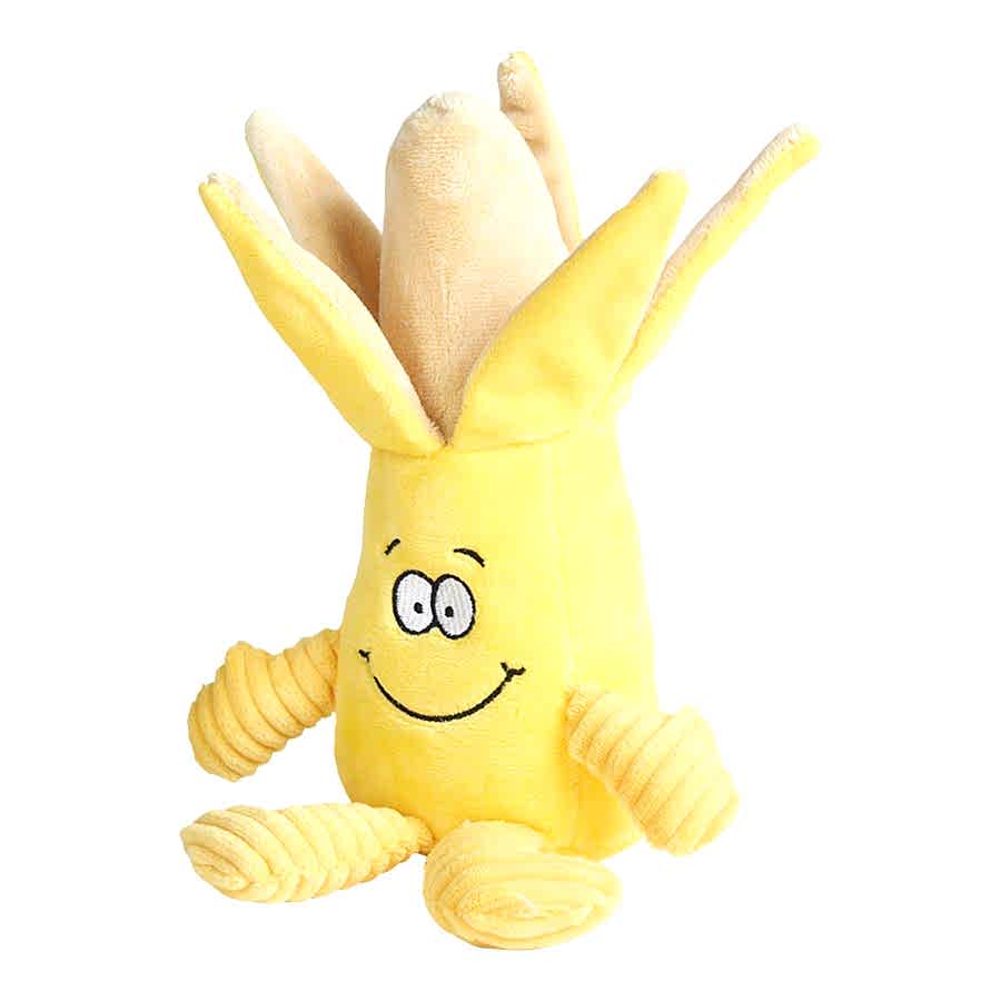 Pets at Home Cord Banana Squeaky Dog Toy