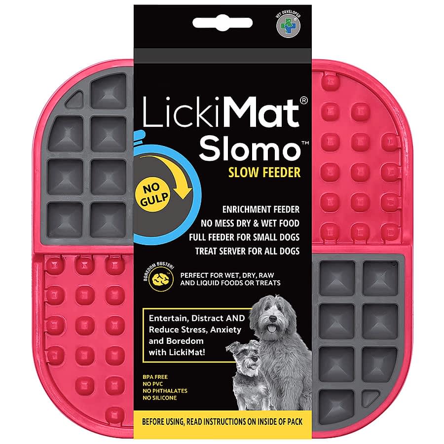 LickiMat Slomo Combination Slow Feeder for Wet, Raw and Dry Food