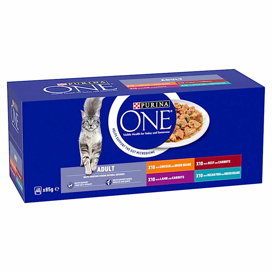 Purina ONE Adult Mini Fillets Wet Cat Food Gravy