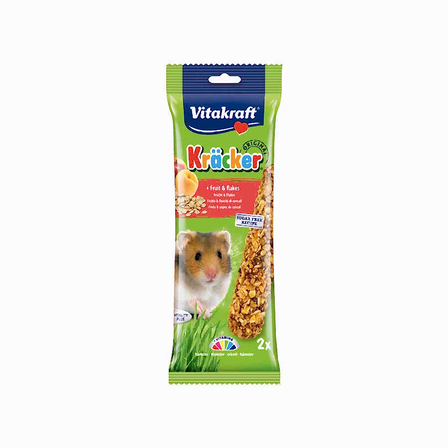 Vitakraft Kracker Sticks Hamster Treat Fruit & Flakes