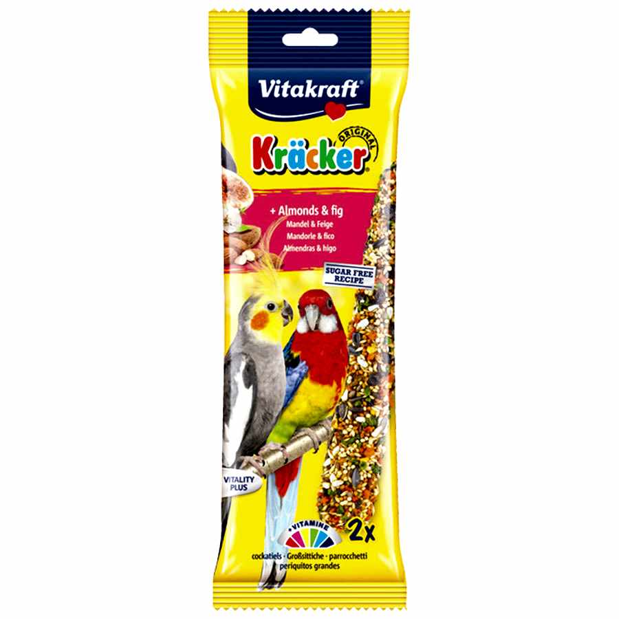 Vitakraft Original Almond & Fig Cockatiel Treat Sticks