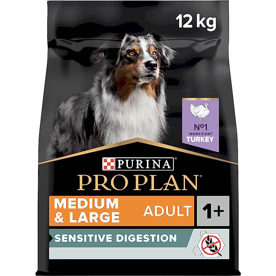 Pro Plan Sensitive Digestion Medium & Large Adult Dry Dog Food Turkey