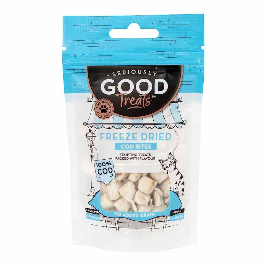 Seriously Good Freeze Dried Cat Treats Cod