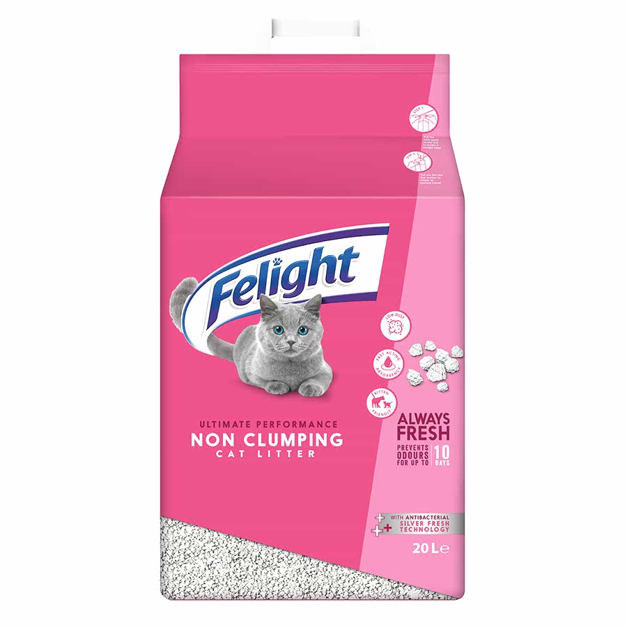 Felight Ultimate Performance Antibacterial Non-Clumping Cat Litter