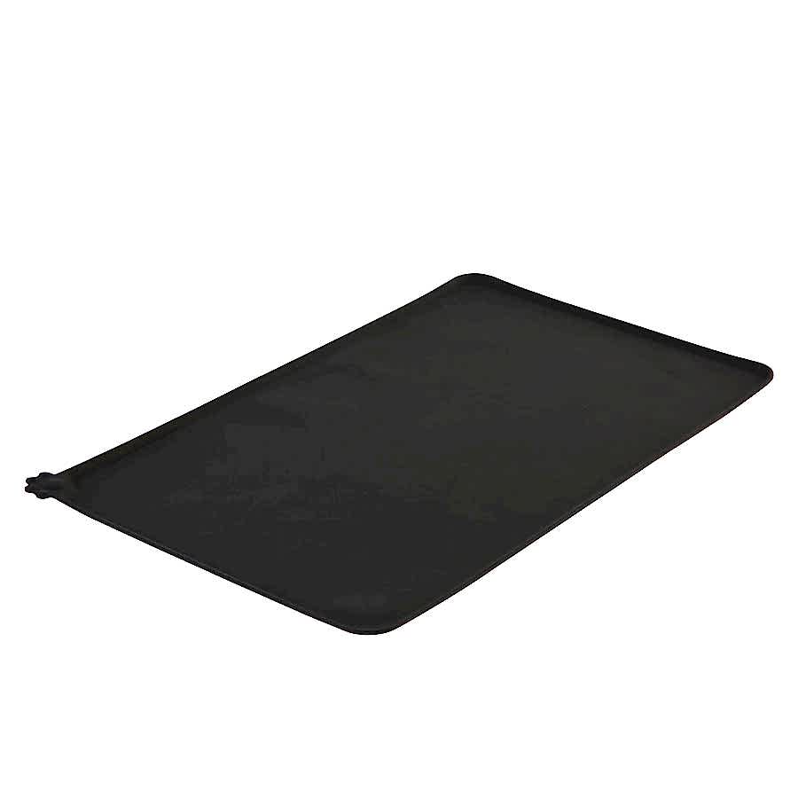 Pets at Home Silicone Feeding Placemat Black