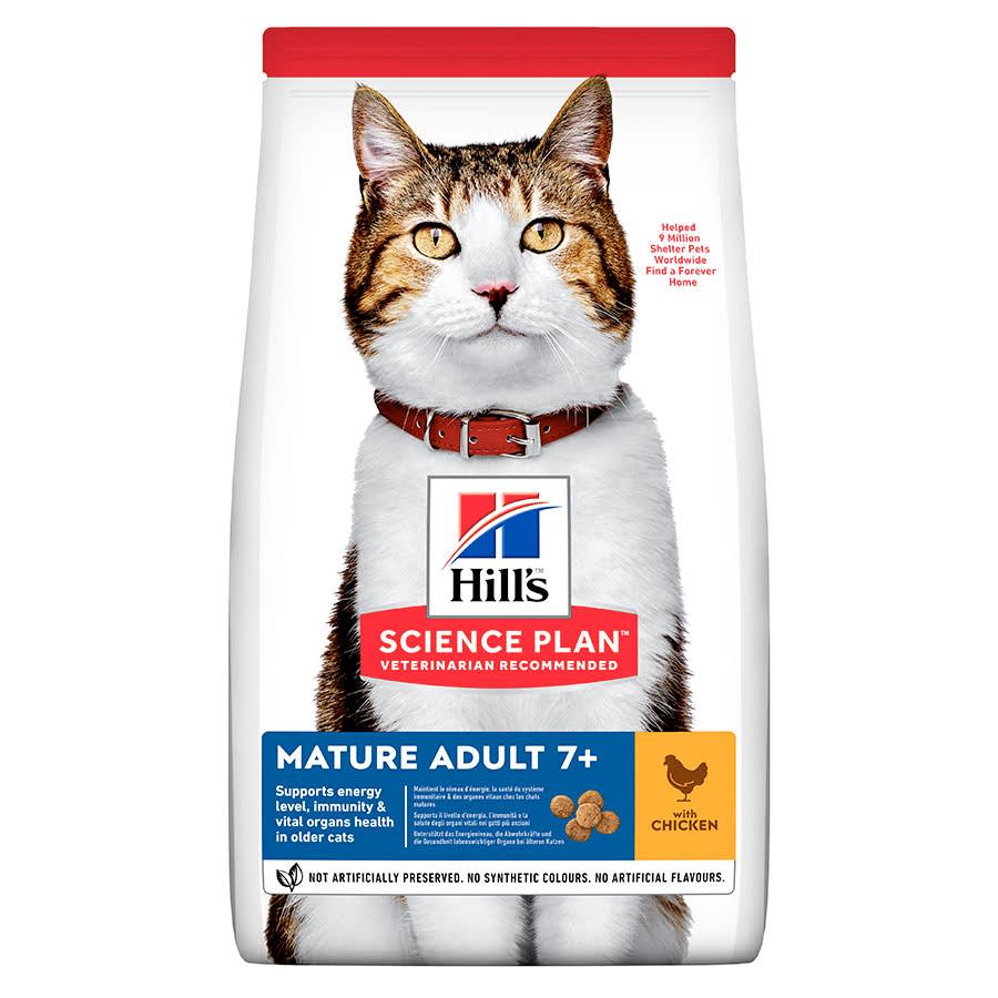 Hill's Science Plan Mature Adult Dry Cat Food Chicken