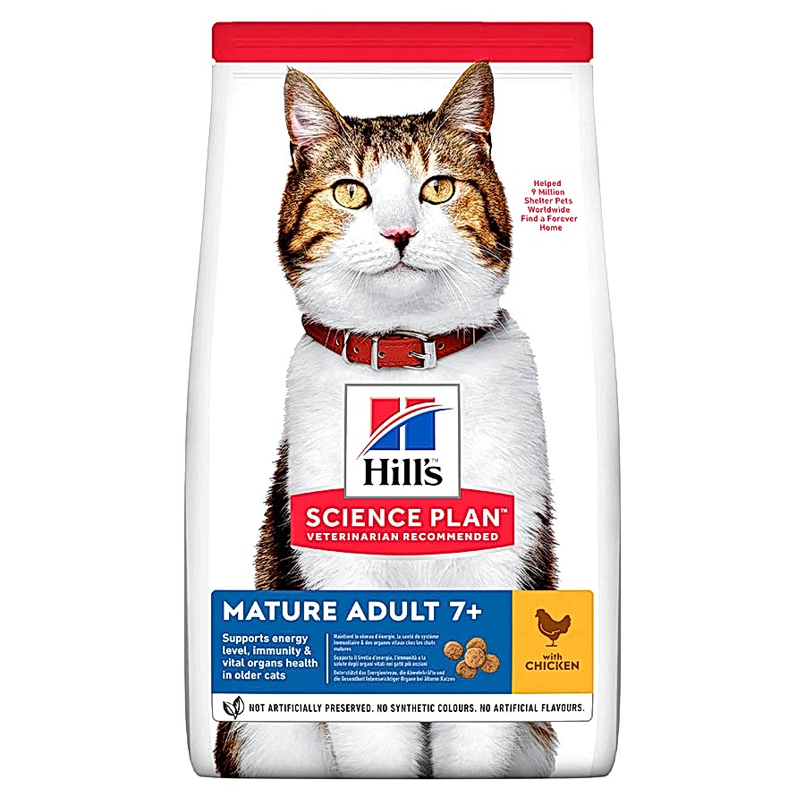 Hill's Science Plan Mature Adult Dry Cat Food Chicken