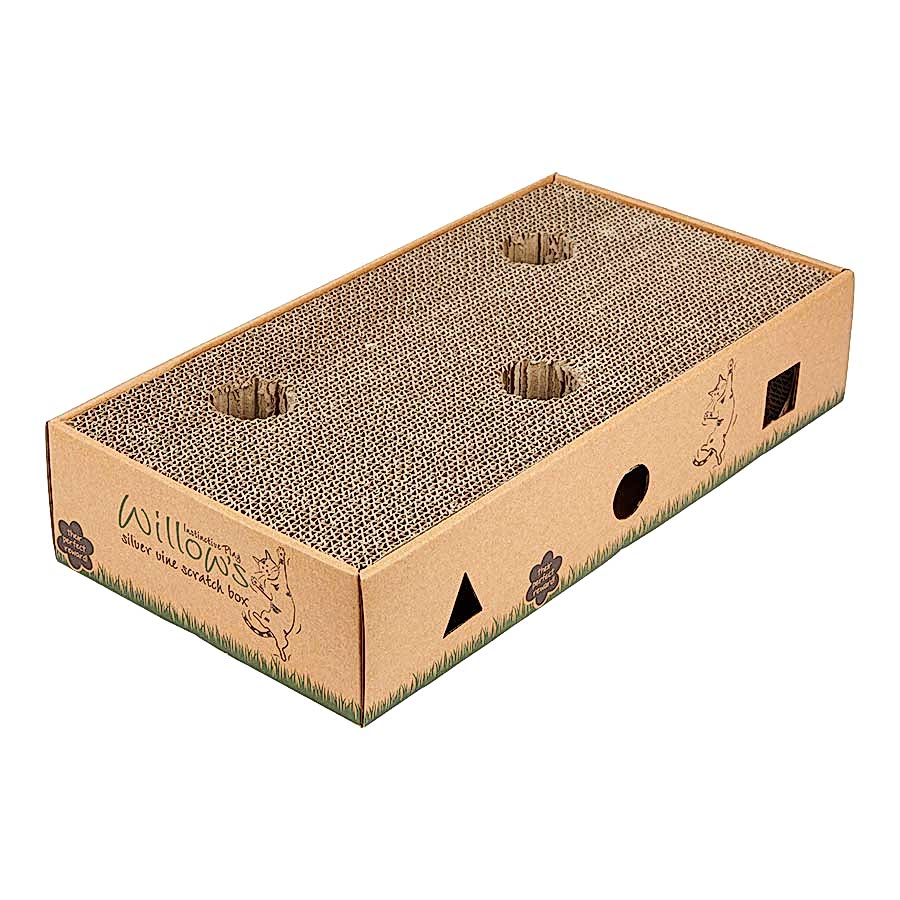 Willow's Silver Vine Scratch Box Cat Toy