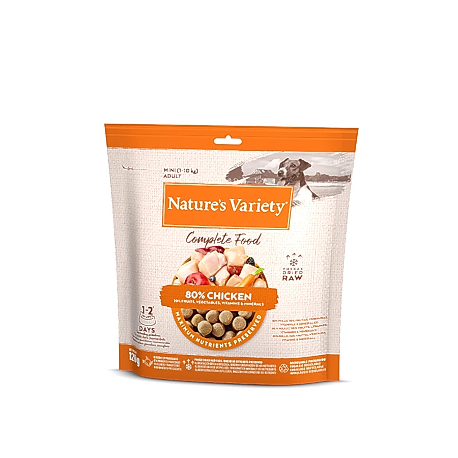 Natures Variety Mini Complete Freeze Dried Adult Dog Food Chicken