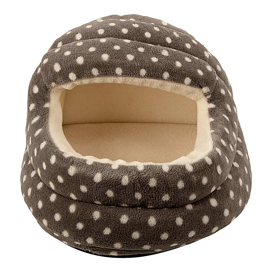 Pets at Home Small Animal Hoody Bed Spotty