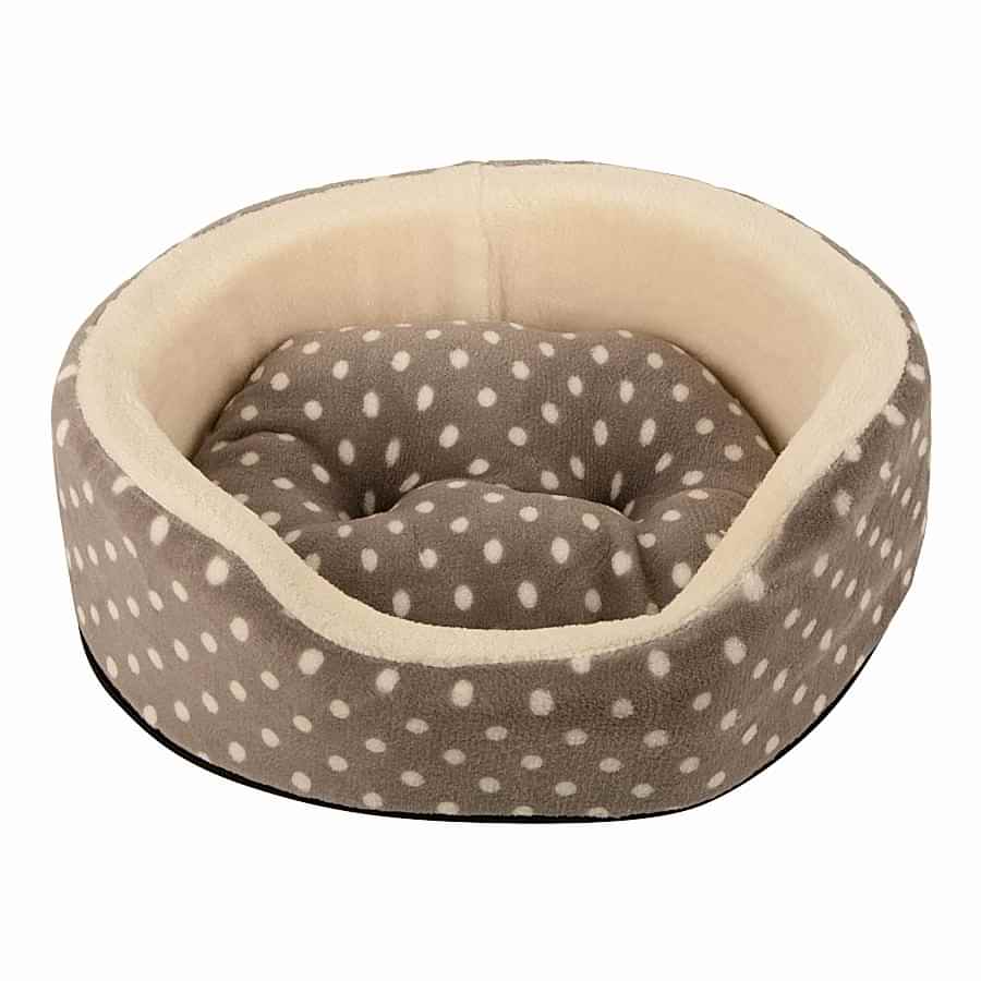 Pets at Home Small Animal Oval Bed Spotty