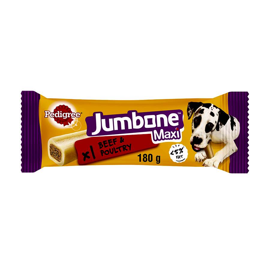 Pedigree Jumbone Large Dog Low Fat Treat with Beef & Poultry