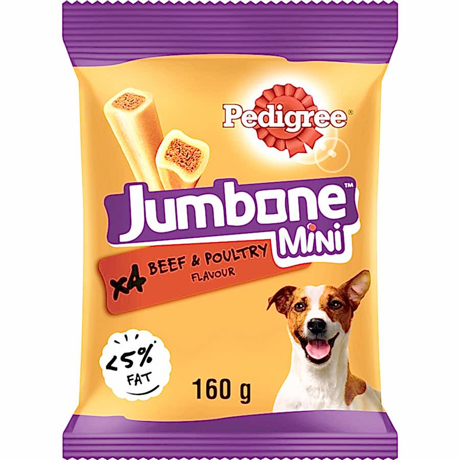 Pedigree Jumbone Mini Small Adult Dog Treats Beef & Poultry