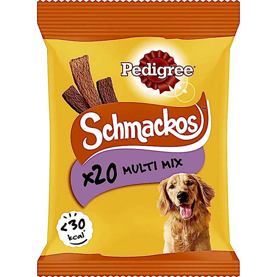 Pedigree Schmackos Adult Dog Treats Meaty Mix 144g