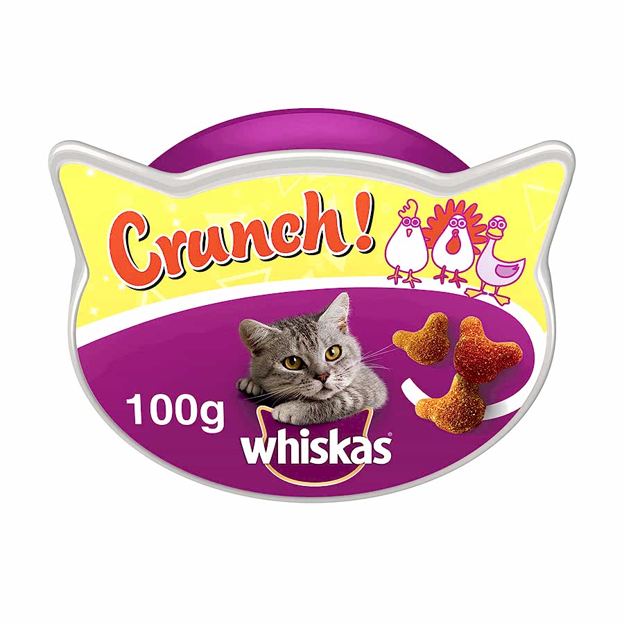 Whiskas Crunch Tasty Topping Adult Cat Treat Biscuits