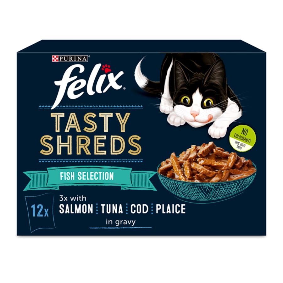 Felix Tasty Shreds Adult Wet Cat Food Fish In Gravy