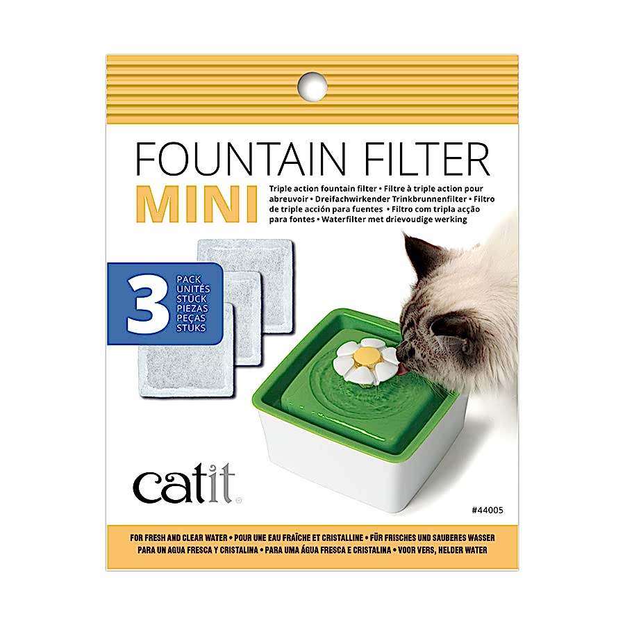 Catit Mini Flower Fountain Replacement Cartridges 3 Pack