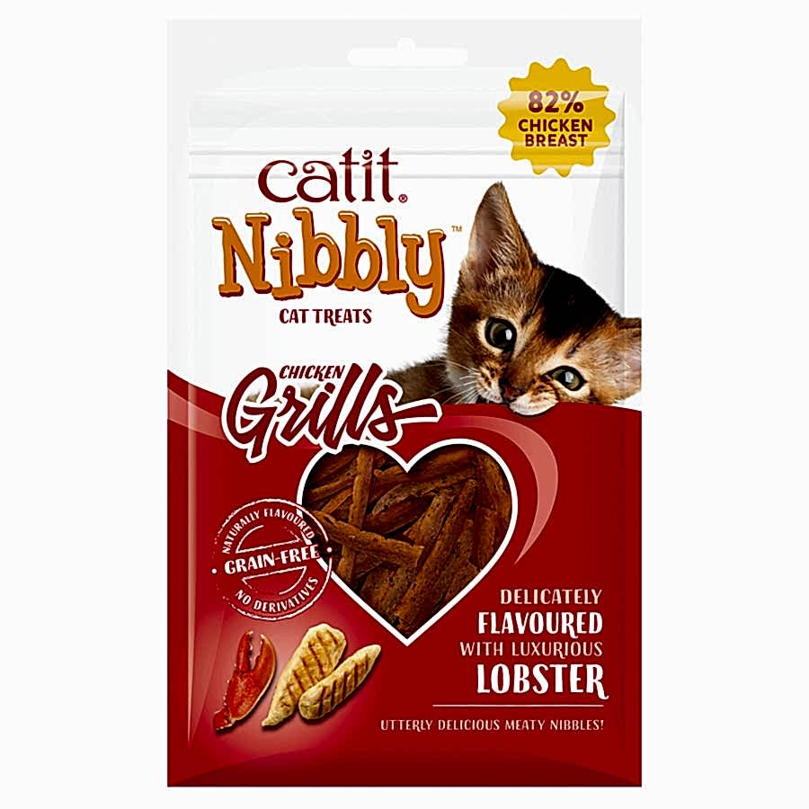 Catit Nibbly Grills Cat Treats Chicken & Lobster