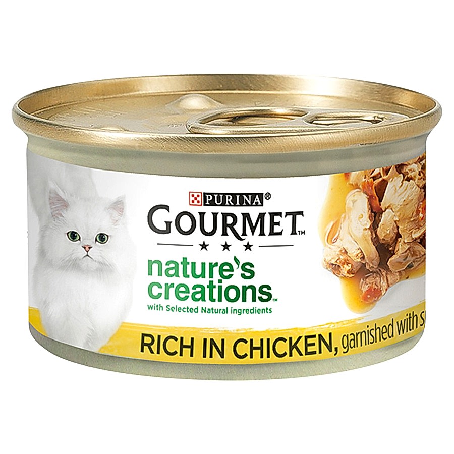 Gourmet Nature's Creations Adult Cat Wet Food Chicken & Tomatoes