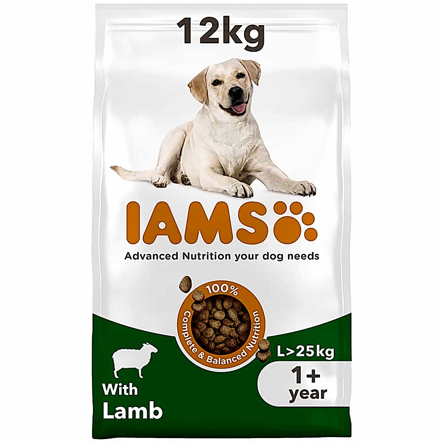 Iams Large Breed Adult Dry Dog Food Lamb