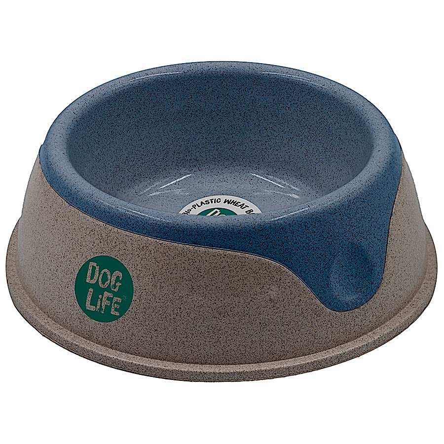 Dog Life Bioplastic Wheat 2 in 1 Dog Bowl