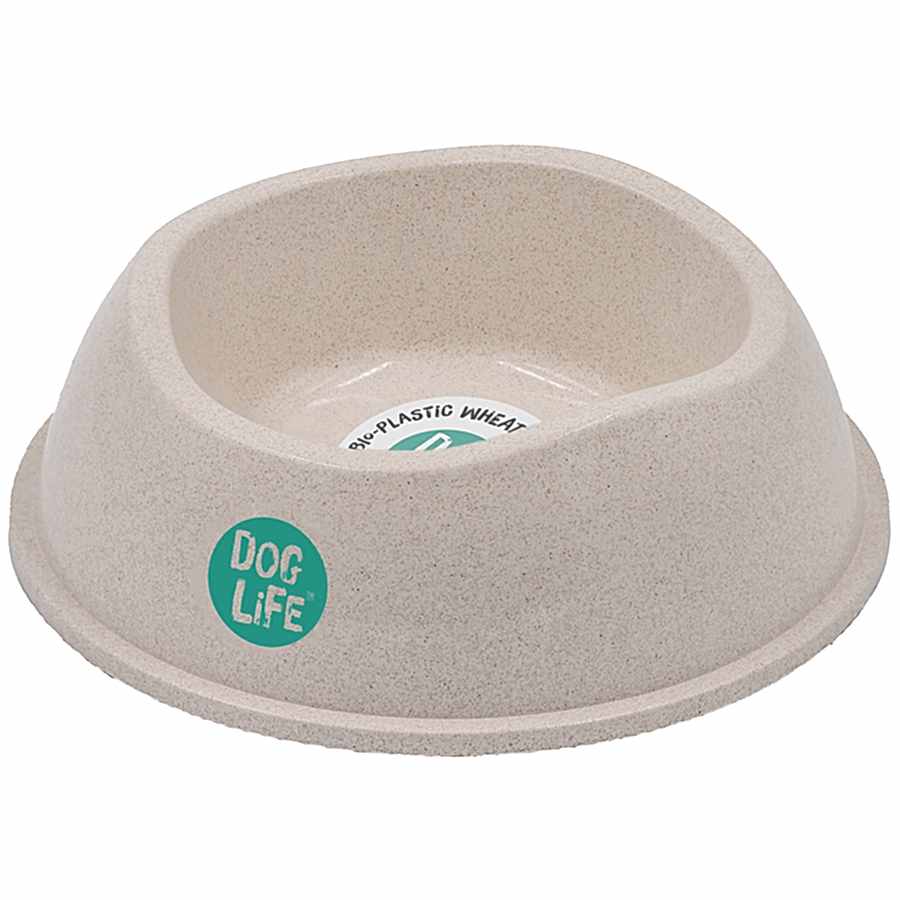 Dog Life Bioplastic Wheat Dog Bowl