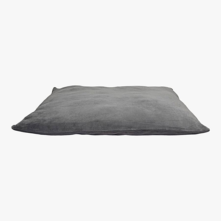 Pets at Home Fleece Pillow Mattress Dog Bed Charcoal