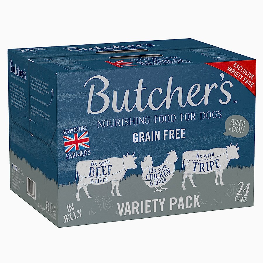 Butcher's Grain Free Adult Wet Dog Food Mixed Variety