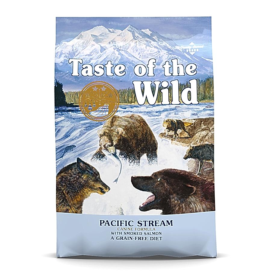 Taste of the Wild Pacific Stream Grain Free Dry Dog Food Smoked Salmon