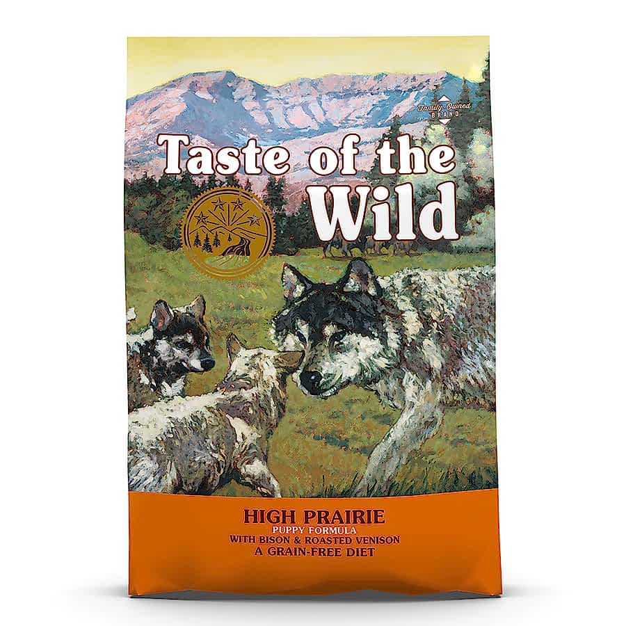 Taste of the Wild High Prairie Grain Free Puppy Dry Dog Food Venison & Bison