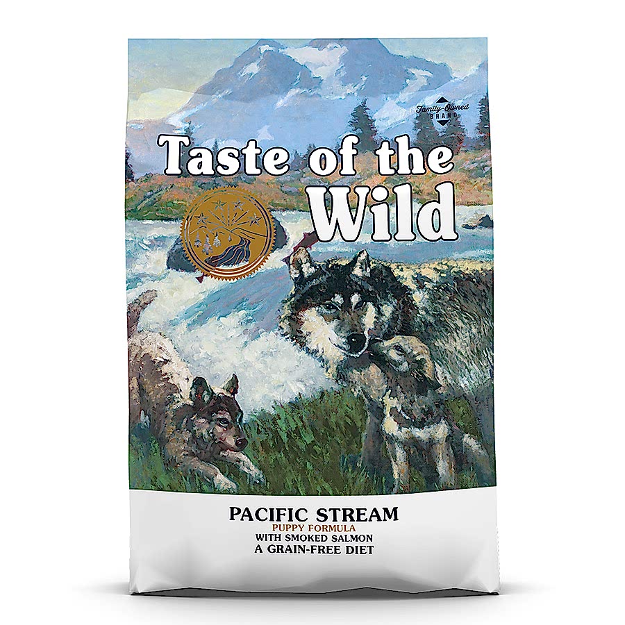 Taste of the Wild Pacific Stream Grain Free Puppy Dry Dog Food Smoked Salmon