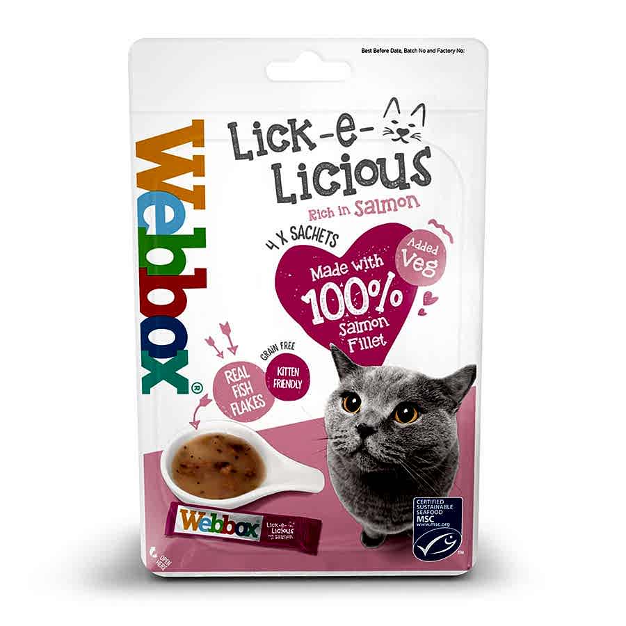 Webbox Lick-e-Licious Cat Treats Salmon