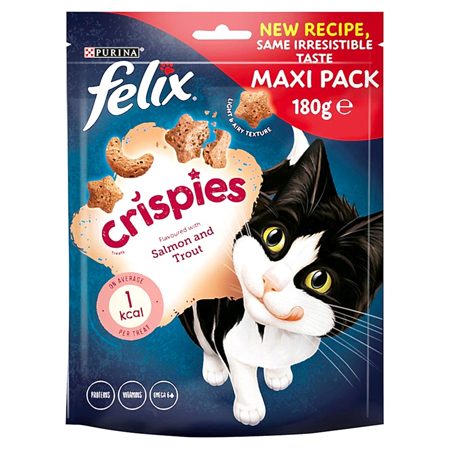 Felix Crispies Cat Treats Salmon and Trout