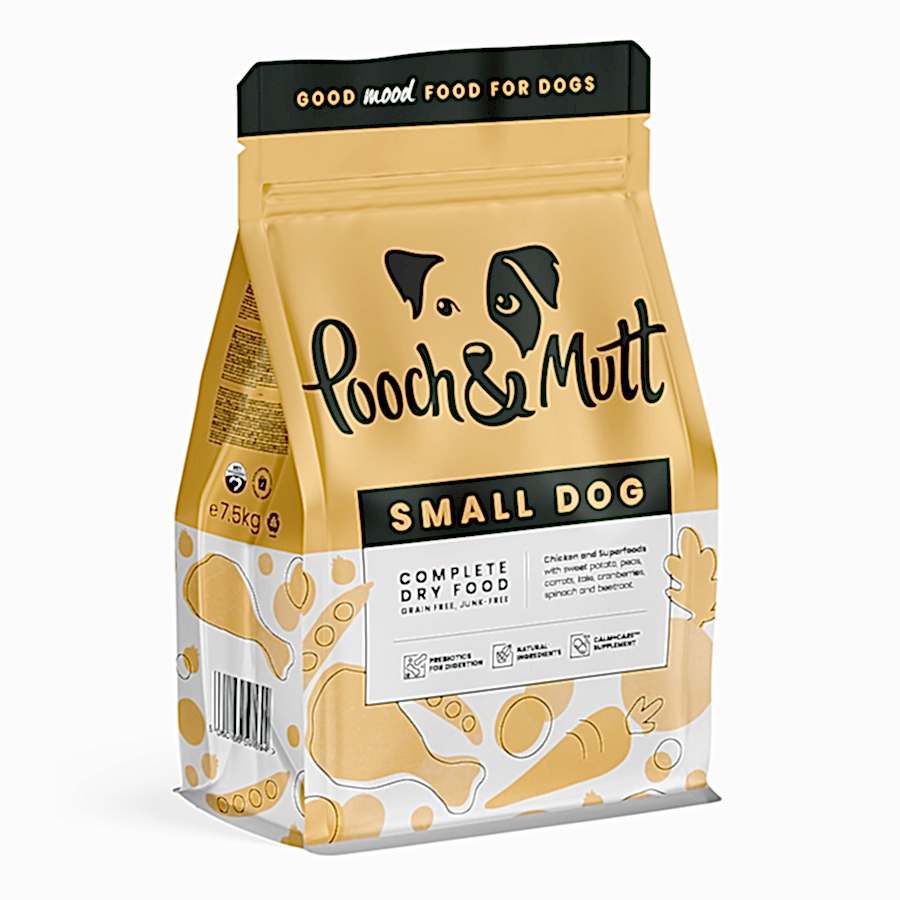 Pooch & Mutt Grain Free Small Adult Dry Dog Food Chicken With Superfoods