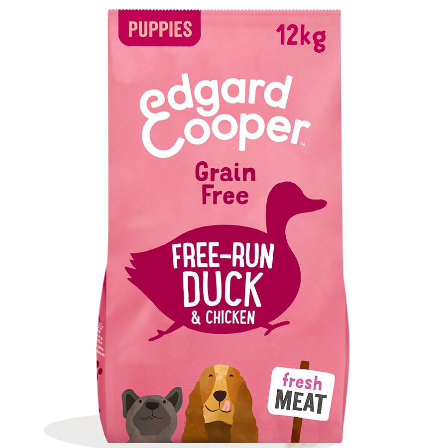 Edgard & Cooper Grain Free Dry Puppy Food Duck & Chicken