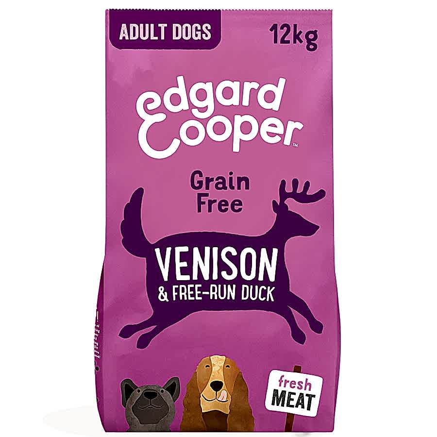 Edgard & Cooper Grain Free Adult Dry Dog Food Venison & Duck