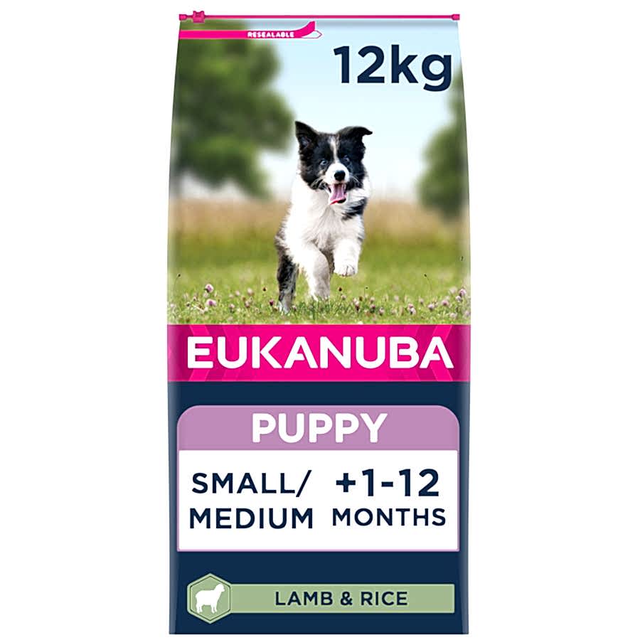 Eukanuba Small & Medium Puppy Dry Dog Food Lamb & Rice