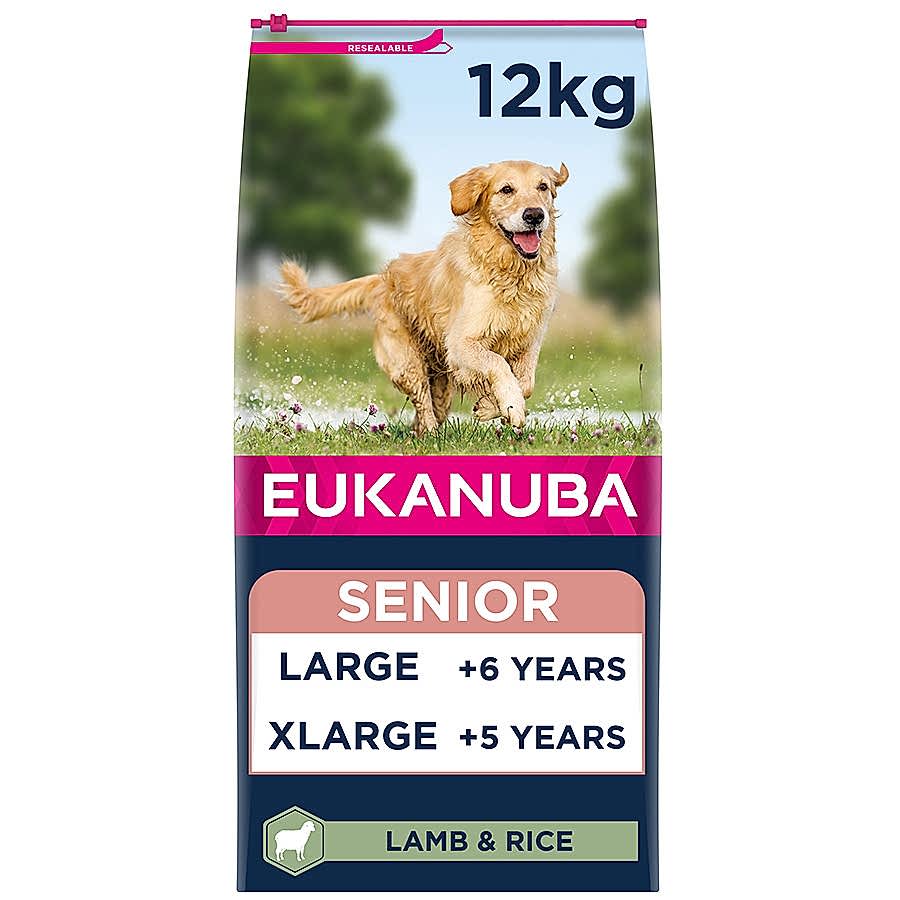 Eukanuba Large Breed Senior Dry Dog Food Lamb & Rice