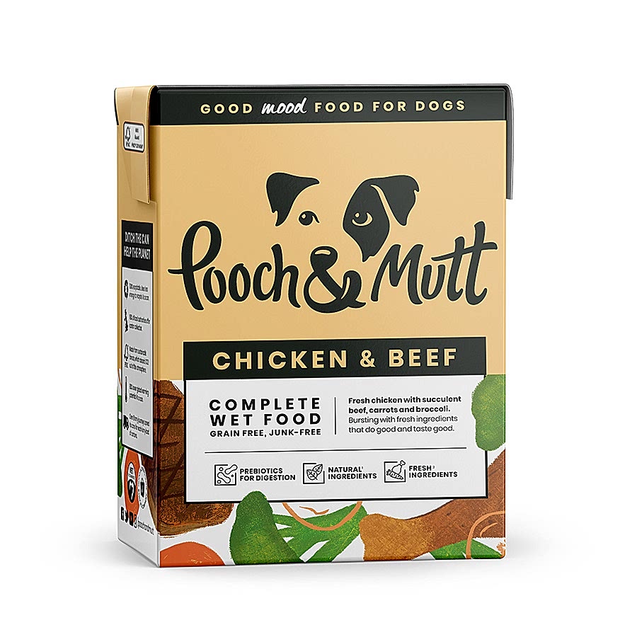 Pooch & Mutt Adult Wet Dog Food Chicken & Beef