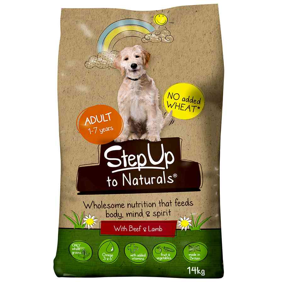 Step Up Naturals Dry Adult Dog Food Beef & Lamb