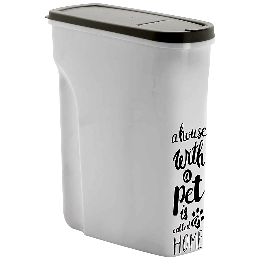 Pets at Home Airtight Trendy Small/Medium Pet Food Storage Grey